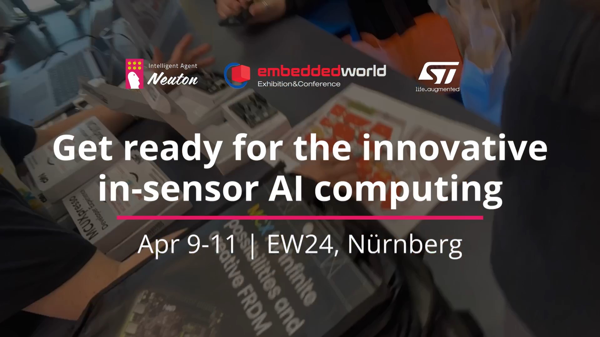 Innovative in-sensor AI computing at EW24 with STMicroelectronics